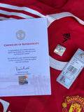 2021-2022 Manchester United Player Issue Home Shirt Lindelof Certified and Signed BNWT with Box