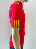 2010 Spain Home Shirt Player Issue Techfit World Cup Champions Size L (Very Fitted)