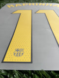 2025-2026 FC Barcelona Home Name Set and Number Raphael Díaz Raphinha Player Issue Champions and Cup Textprint Adult Size