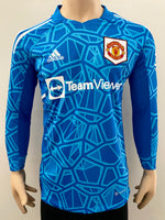 2022-2023 Adidas Manchester United Goalkeeper Shirt De Gea Premier League Aeroready BNWT