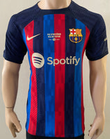 2022-2023 FC Barcelona Player Issue Home Shirt Lewandowski Camp Nou La Liga BNWT Multiple Sizes