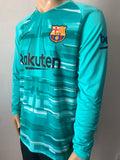 2019-2020 FC Barcelona Long Sleeve Goalkeeper Shirt BNWT Size M