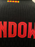 2024-2025 FC Barcelona Away Shirt Robert Lewandowski Champions League Kitroom Player Issue BNWOT Size L fitted