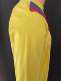 1976-1978 FC Barcelona Away Shirt Retro Reissue Long Sleeve Pre Owned Size M