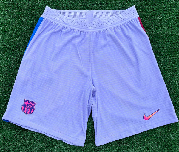 2021-2022 FC Barcelona Away Shorts Player Issue Kitroom Mint Size L