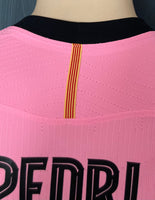 2020-2021 FC Barcelona Third Shirt Pedri Champions League Kitroom Player Issue Pre Owned Size M