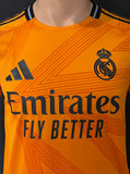 2024-2025 Real Madrid CF Long Sleeve Away Shirt Kylian Mbappe Champions League Kitroom Player Issue Mint Condition Multiple Sizes