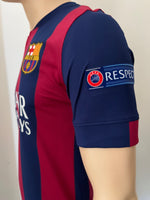 2014-2015 FC Barcelona Home Shirt Lionel Messi Final Berlin Champions League Pre Owned Size S