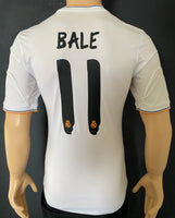 2013-2014 Real Madrid CF Home Shirt Bale Liga Pre Owned Size S