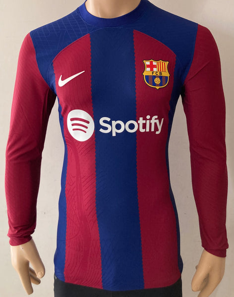 2023-2024 FC Barcelona Home Shirt SAMPLE Size M (Fitted)