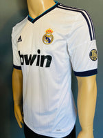 2012-2013 Real Madrid CF Home Shirt LFP Pre Owned Size M