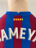 2021-2022 Aubameyang Barcelona Home Shirt Player Issue Kitroom La Liga Mint Condition Size L