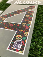 2023 Mexico National Team Edson Alvarez 4 Home Name Set and Number Day of the Death Special Edition Canton Merchandising