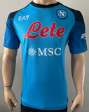 2022-2023 SSC Napoli Home Shirt Giovanni Di Lorenzo Lega Calcio New BNWT Size L (Fitted)