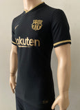 2020-2021 Barcelona Away Shirt Kitroom Player Issue Champions Version New BNWT Size Large