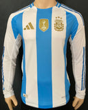 2024-2025 Argentina National Team Home  Player Issue Authentic Shirt Long Sleeve BNWT New Sizes L and XL