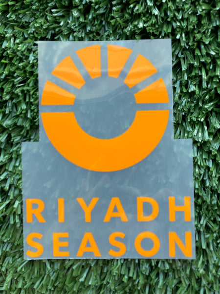 2023 - 2024 AS Roma front Sponsor Riyadh Home Kit