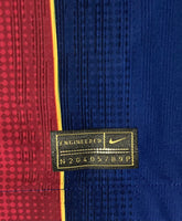 2020-2021 FC Barcelona Home Shirt Lionel Messi Player Issue Authentic Champions Pre Owned Size M