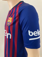 2018-2019 FC Barcelona Home Shirt Messi La Liga BNWT Size M