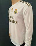 2019-2020 Real Madrid CF Long Sleeve Player Issue Home Shirt Sergio Ramos Supercopa de España Mint Condition Size S