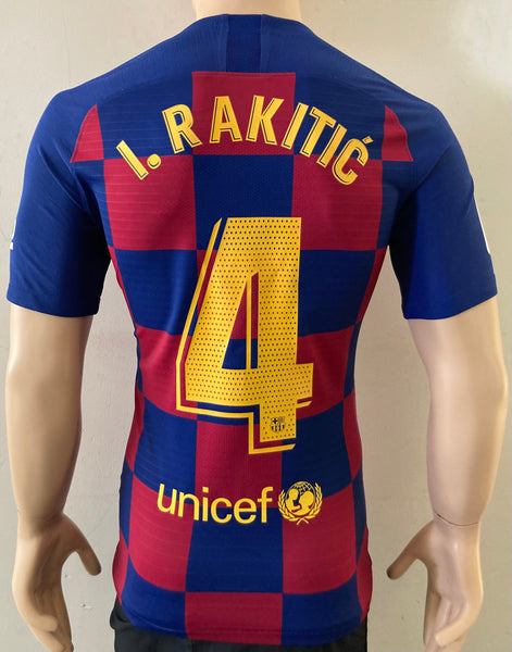 2019-2020 FC Barcelona Home Shirt Rakitić La Liga Kitroom Player Issue Mint condition Size M