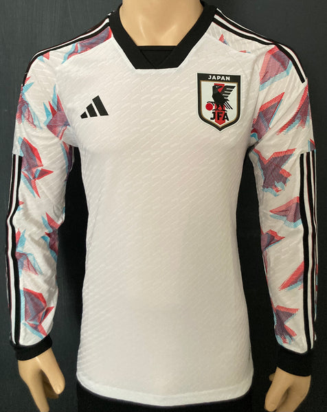 2022-2023-2024 Japan National Team Long Sleeve Away Shirt Player Issue Authentic Mint Size M