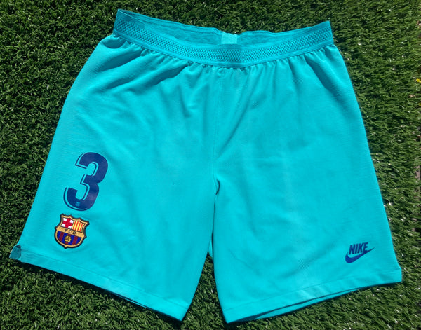 2019 - 2020 Barcelona FC Short Third Pique 3 La Liga Player Issue Kitroom Size XL