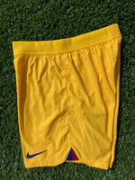 2022 - 2023 Balde Barcelona Fourth Authentic Shorts Senyera Player Issue Size M, Very Good Condition