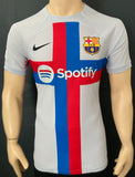 2022-2023 FC Barcelona Third Shirt Lewandowski Champions League Kitroom Player Issue Mint Condition Size L