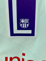2017-2018 FC Barcelona Away Shirt Lionel Messi Player Issue Authentic New BNWT Size L (Fitted)