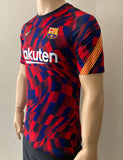 2020-2021 FC Barcelona Pre-Match Shirt Gaudi Senyera Pre Owned Multiple Sizes