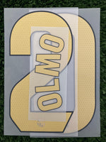 2024-2025 Dani Olmo 20 FC Barcelona Home Name Set and Number La Liga Player Issue TextPrint