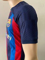 2022-2023 FC Barcelona Home Shirt Hector Bellerin Player Issue Champions Authentic Mint Size M
