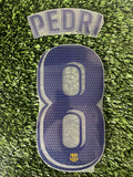 2022-2023 FC Barcelona Fourth Name Set and Number Pedro González “Pedri” Player Issue La Liga Adult Size