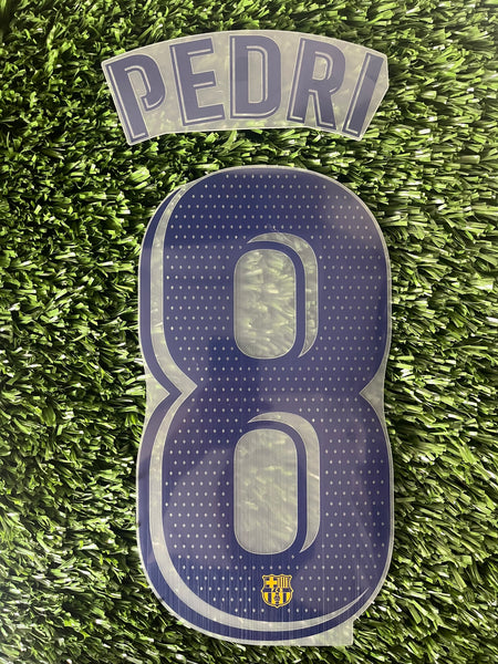 2022-2023 FC Barcelona Fourth Name Set and Number Pedro González “Pedri” Player Issue La Liga Adult Size