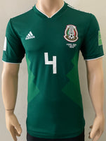 2018 World Cup Mexico National Team Player Issue Home Shirt Márquez Pre Owned Size M