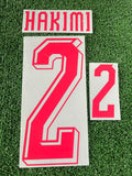 2026 Morocco National Team Name Set and Number Achraf Hakimi WC Stilscreen