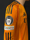 2024-2025 Real Madrid CF Long Sleeve Away Shirt Kylian Mbappe Champions League Kitroom Player Issue Mint Condition Multiple Sizes