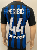 2017-2018 Inter Milano Home Shirt Ivan Perisic Player Issue Kitroom Lega Calcio Mint Size L (Fitted)