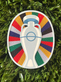 2024 EURO Sleeve Badge Player Issue Sporting ID Adult Size