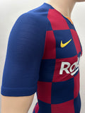2019-2020 FC Barcelona Home Shirt  Messi Champions La Liga Player Issue Kitroom New BNWT Size M (fitted)