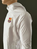 2023-2024 FC Barcelona Away Jacket Windbreaker White New BNWT Size S Oversized