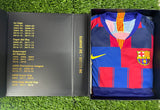 2018-2019 FC Barcelona Mash-Up Shirt Player Issue Authentic Special Edition 20 Years Pre Owned Size L