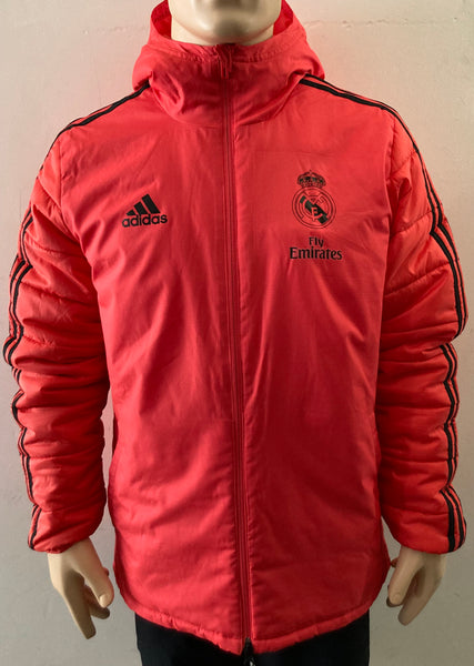 2018 2019 Real Madrid Winter Jacket Kitroom Player Issue Pre Owned Size M