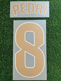 2026-2027 FC Barcelona Away Name Set and Number Pedro Gonzalez “Pedri”  Player Issue LaLiga TPT