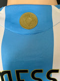 2024-2025 Argentina National Team Home Shirt Player Issue Authentic Lionel Messi World Cup Qualifiers World Champions Patches New BNWT Size M