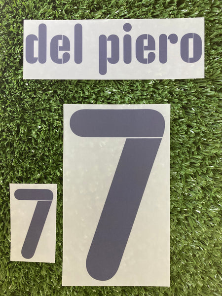 2008 National Team Italy Set Name Del Piero Away Player Issue