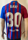 2021-2022 FC Barcelona Home Shirt Gavi La Liga BNWT Size M