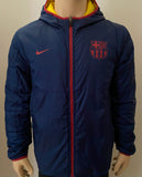 2012-2013 FC Barcelona Reversible Winter Jacket Preowned Size M