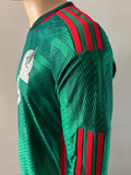 2022-2023 Mexico National Team Home Shirt Raul Jiménez Player Issue Authentic Long Sleeve World Cup Pre Owned Size S